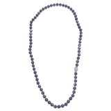knotted matte druzy agate & diamond bead