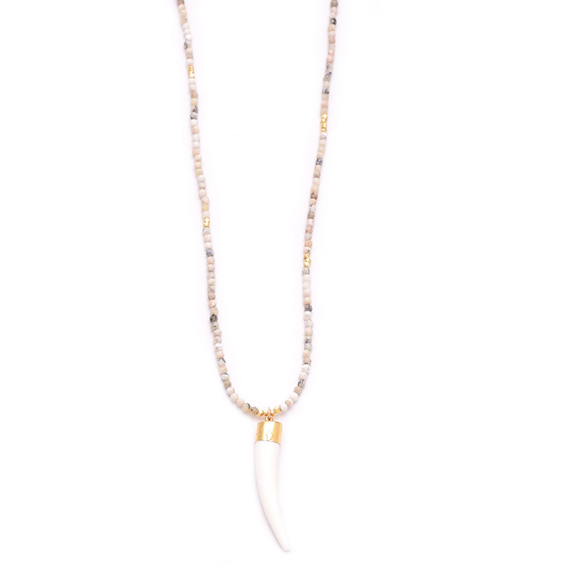 african opal & bone tusk