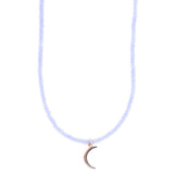 periwinkle chalcedony choker