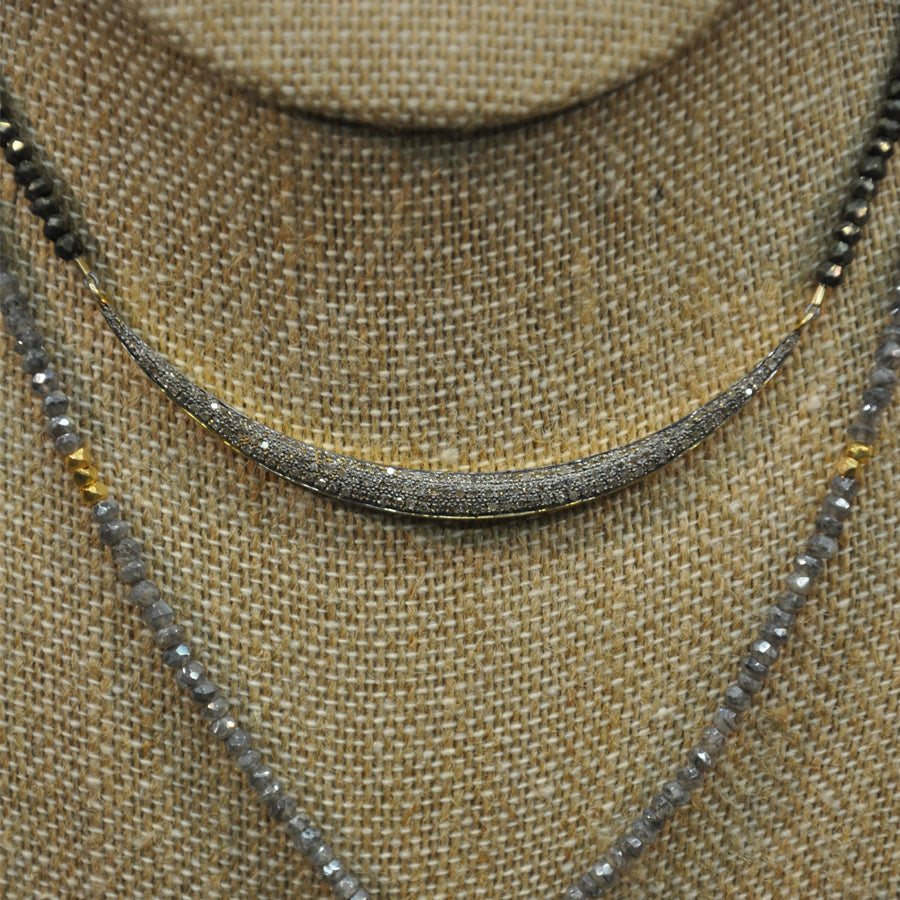 pyrite & horizontal moon