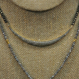 pyrite & horizontal moon
