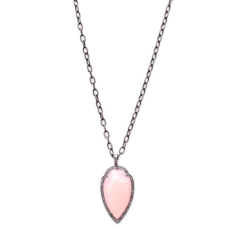 pink onyx diamond arrowhead