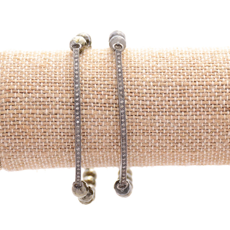 diamond bar bracelet