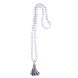 knotted pearls & tassel