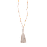 Fossil Coral, Pyrite & Silky Tassel