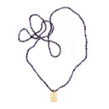 iolite & vermeil buddha charm