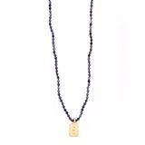 iolite & vermeil buddha charm