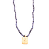 iolite & vermeil buddha charm