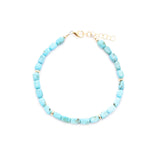 Kingman Turquoise Nuggets Layering Bracelet