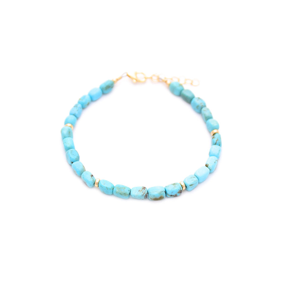 Kingman Turquoise Nuggets Layering Bracelet