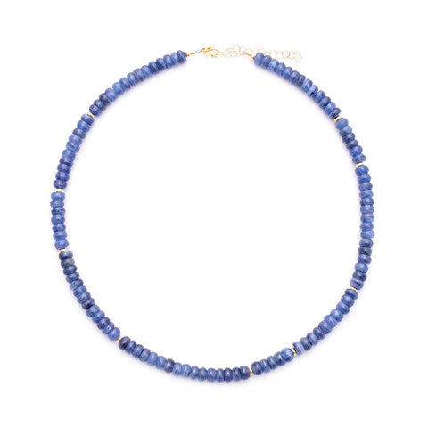 Kyanite rondelles