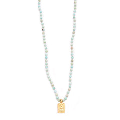 light turquoise & vermeil buddha charm