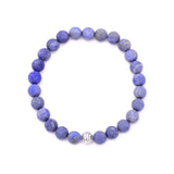 men's circles bead & lapis