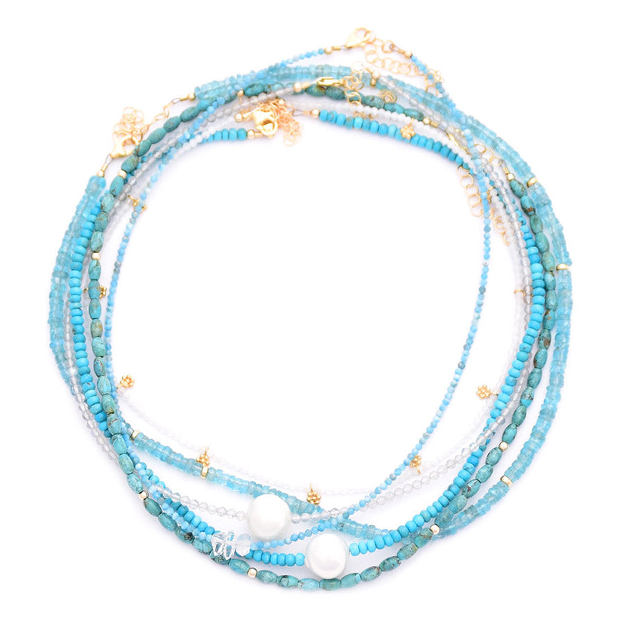 turquoise tube beads