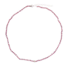 Garnet & pave diamond ball