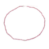 Garnet & pave diamond ball