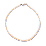 opal rondelle choker