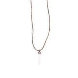 pyrite & diamond moonstone spike