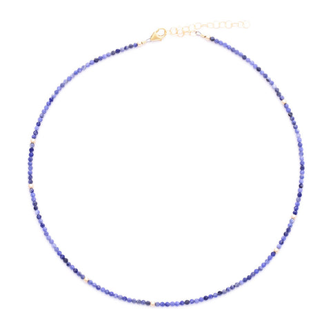 sodalite layering choker