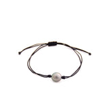 tahitian pearl nylon bracelet