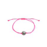 tahitian pearl nylon bracelet