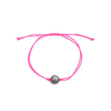 tahitian pearl nylon bracelet