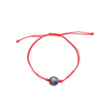 tahitian pearl nylon bracelet