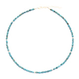turquoise tube beads
