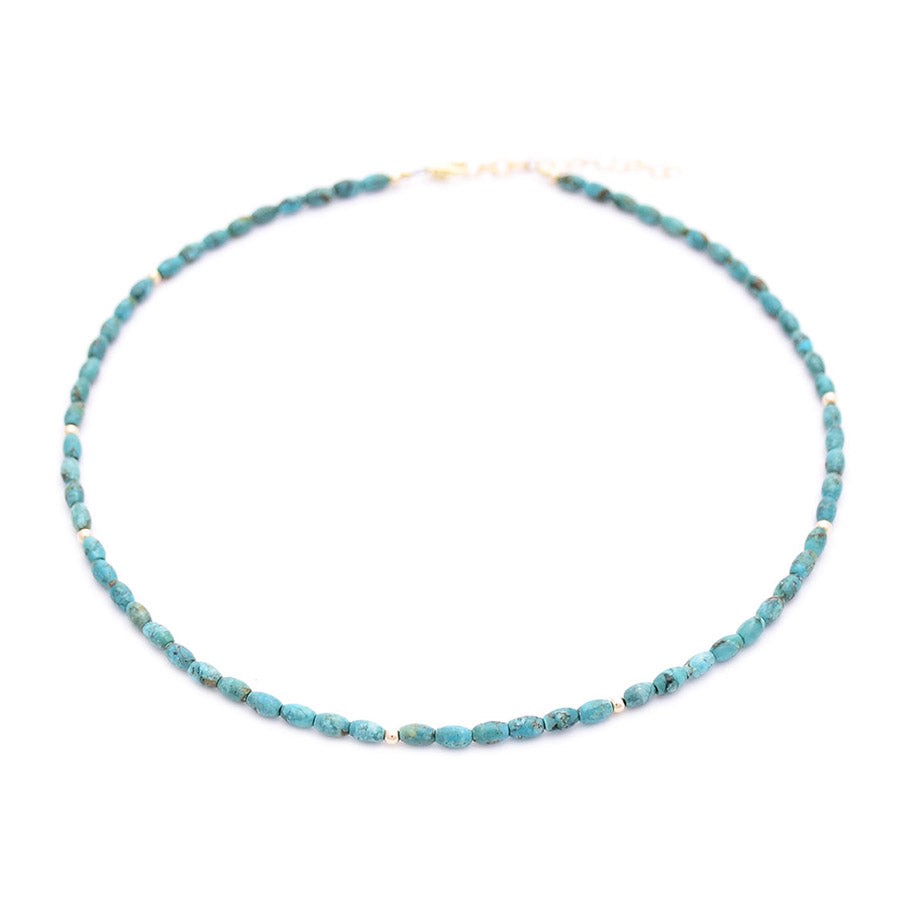 turquoise tube beads