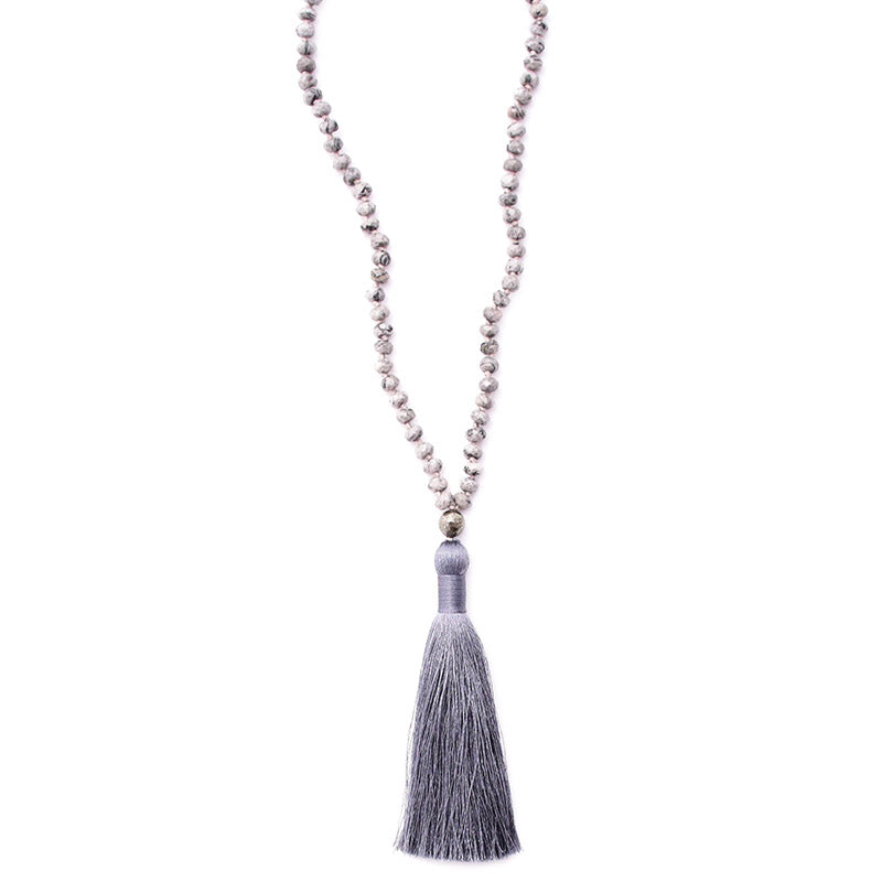 picture jasper & silky tassel