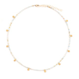 amazonite & gold flowers
