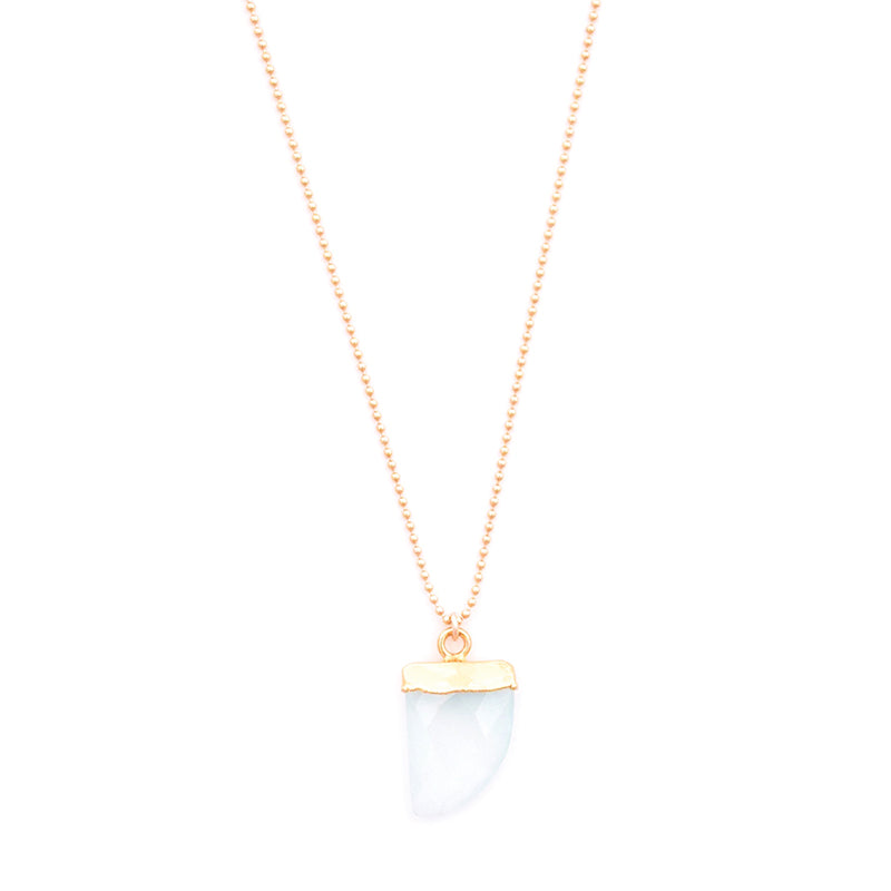 mini chalcedony horn