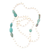 white coral & turquoise
