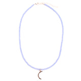 periwinkle chalcedony choker