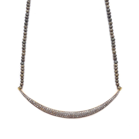 pyrite & horizontal moon