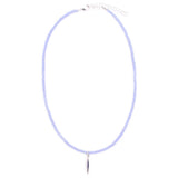 periwinkle chalcedony choker