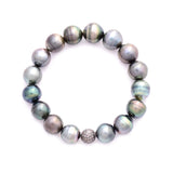 tahitian pearls & diamond ball