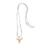 moss aquamarine & shark tooth