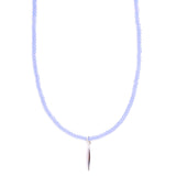 periwinkle chalcedony choker