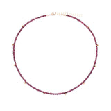 garnet & gold drops