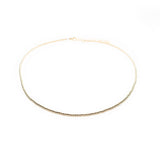 goldfill beads layering choker
