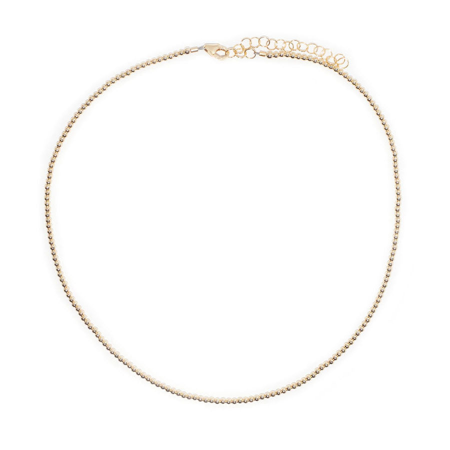 goldfill beads layering choker