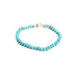 Knotted Turquoise Bracelet