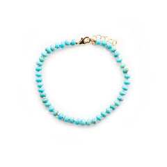 Knotted Turquoise Bracelet