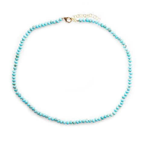 knotted turquoise necklace
