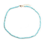 knotted turquoise necklace