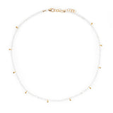 moonstone & gold drops